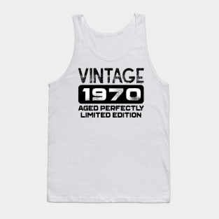 Birthday Gift Vintage 1970 Aged Perfectly Tank Top